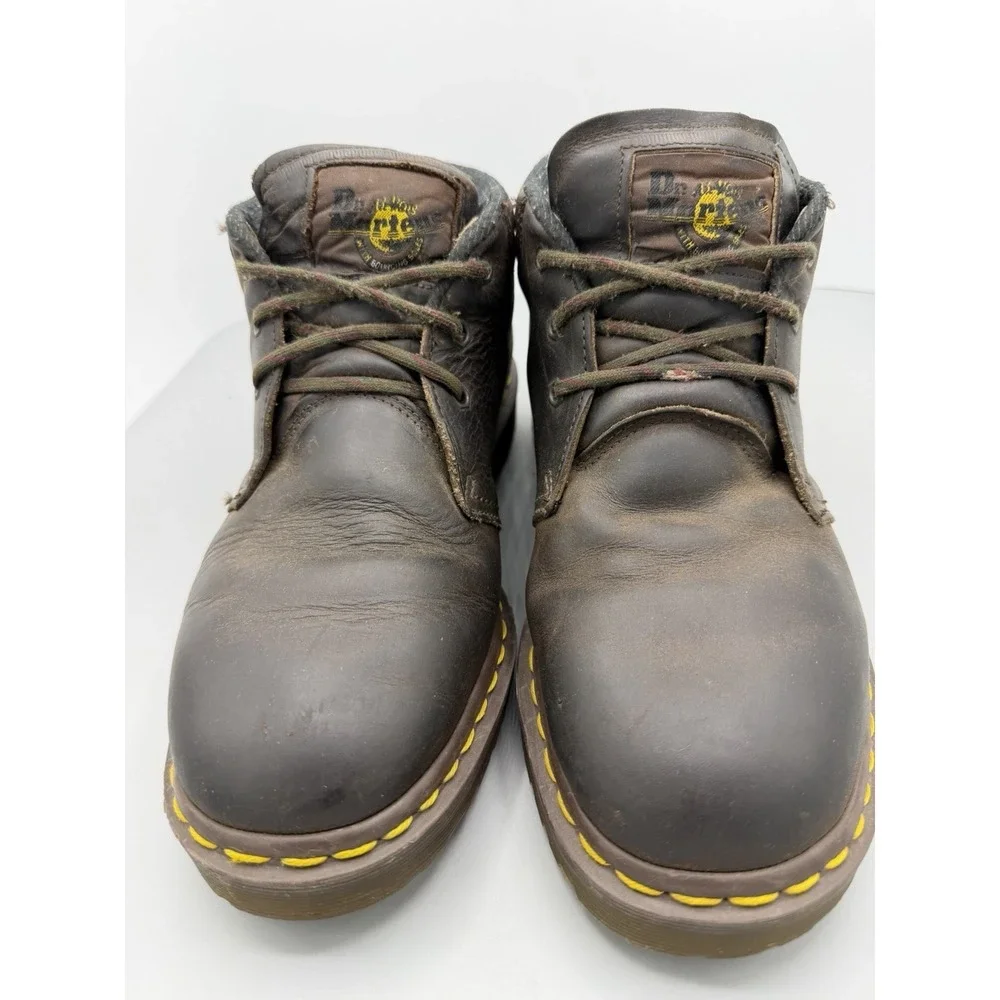 Dr. Martens Boots Brown Made in England  Leather Grunge Mens Size US 9
